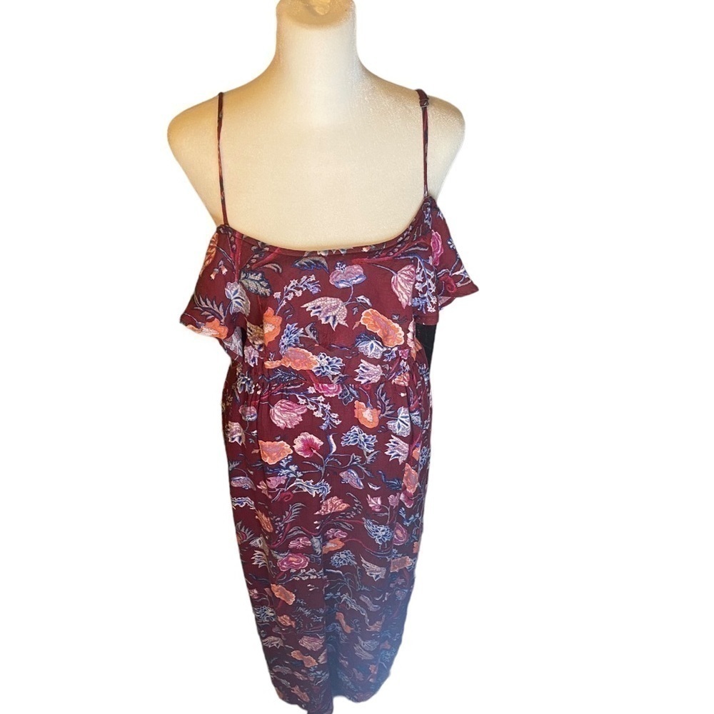 Lucky Brand floral straight line sundress size small